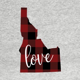 Idaho Love Buffalo Plaid T-Shirt